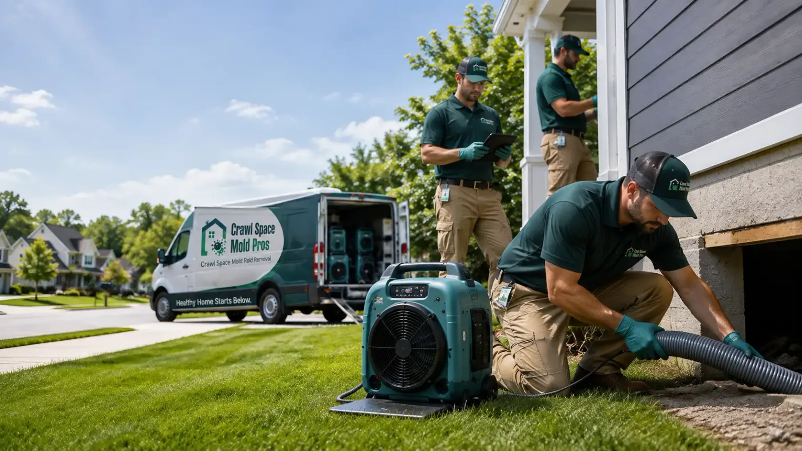 Crawl Space Mold Removal in Beetown, WI